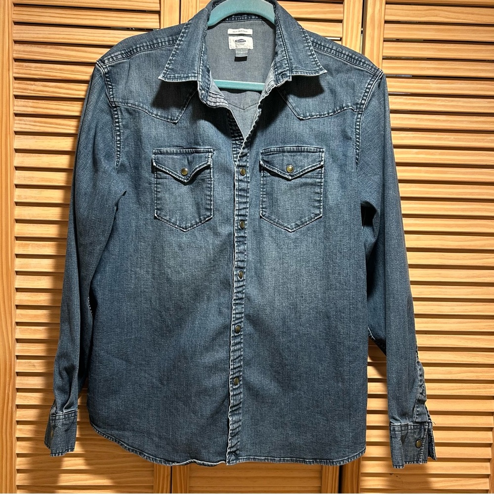 Old Navy Denim Button-Up Shirt
